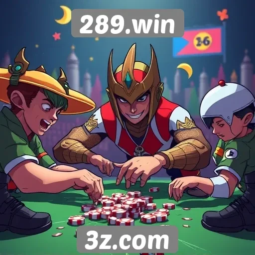 População de jogadores ativos no site 289.win